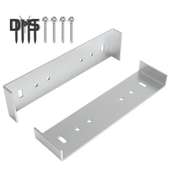 

2 шт. Металевий монтажний кронштейн для поштової скриньки з гвинтами срібний