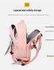 Women's Lightweight Large-Capacity Business Backpack with Shoe Compartment for Travel, Hiking, and Laptop