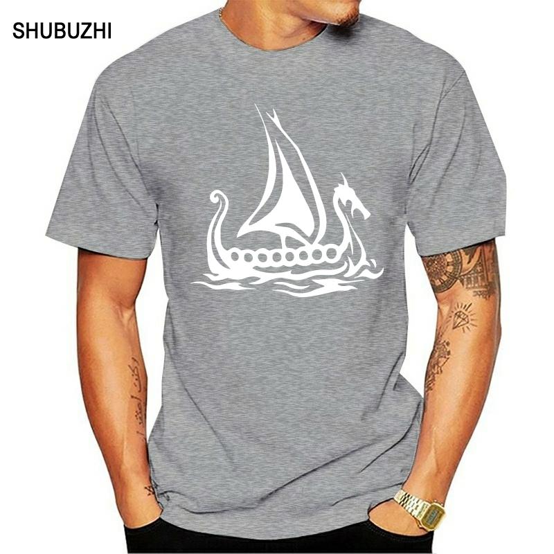 Fishing Cartoon Sailing Boat Drawing Vintage Design Casual TShirt Te Homme Customized Tee Shirt