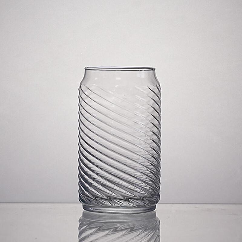 

Ribbed Ins-Style Cola Glass Cup