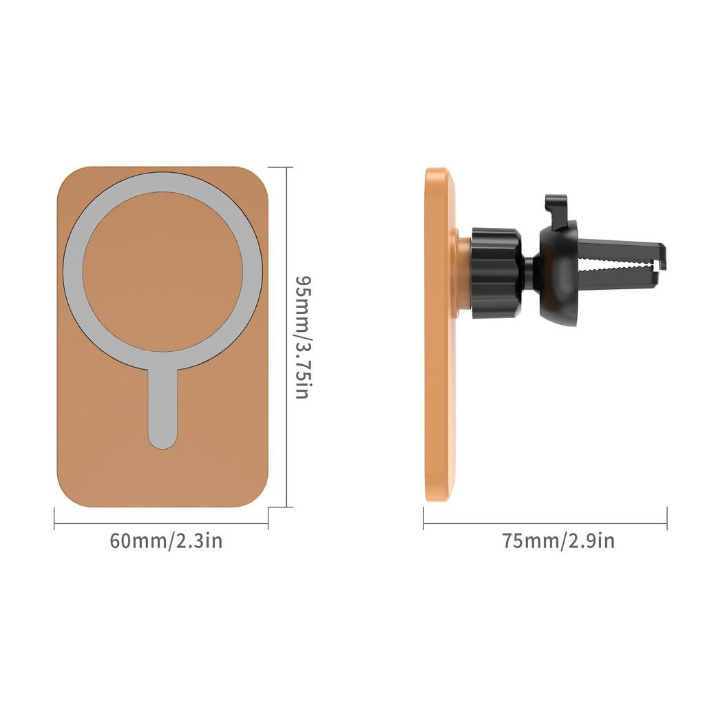 Magnetic Wireless Car Charger for Apple Phones: Fast Charging Car Mount