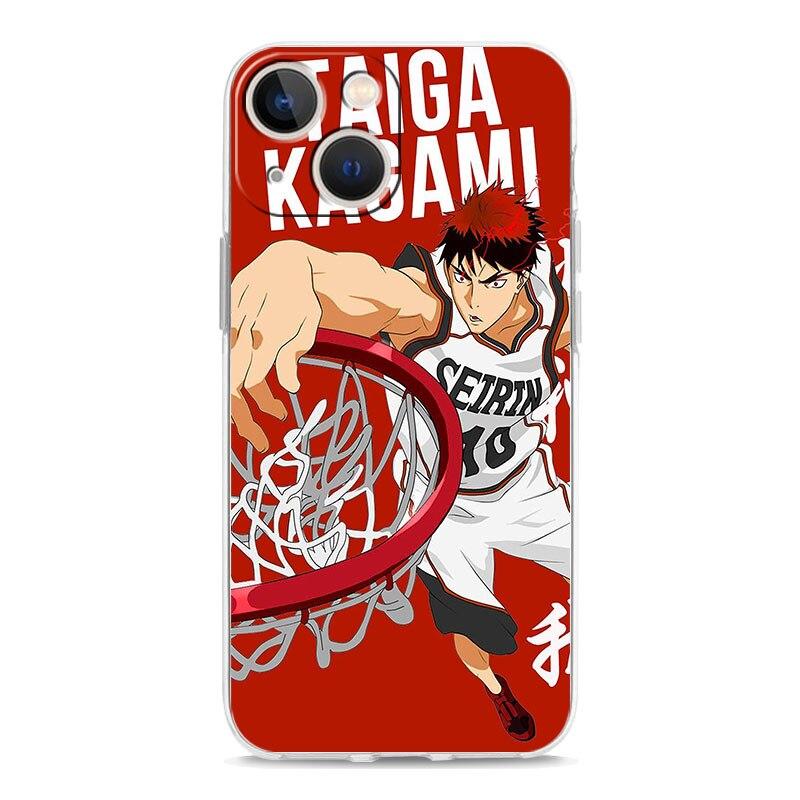 

Чехол для телефона Kuroko no Basuke с аниме для iPhone 14 13 11 12 Pro Max X XR XS 7 8 Plus SE, прозрачный мягкий силиконовый чехол из ТПУ iPhone XS Max