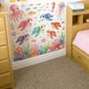 Watercolor Underwater World Turtle Coral Living Room Bathroom Toilet Home Decoration Wall Stickers