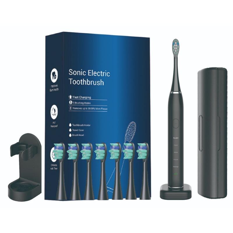 Electric Toothbrush English Neutral Acoustic Wave Scanning Wireless Replaceable Brush Head