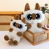 Small Bean Siamese Paste Plush Toy Cute Touch Fish Stand Sit Cat Gift Dolls