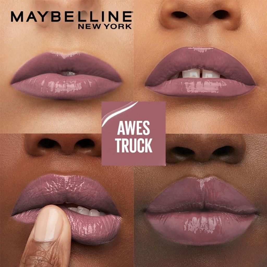 Maybelline Superstay Vinyl Ink Liquid Lipstick Awestruck, High Shine Long Lasting 16Hr Wear, Smudge Proof Transfer Proof Vegan Lip Colour