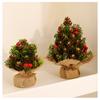 Christmas Tree Ornaments Creative Christmas Decoration Desktop Linen Christmas Tree Decorations