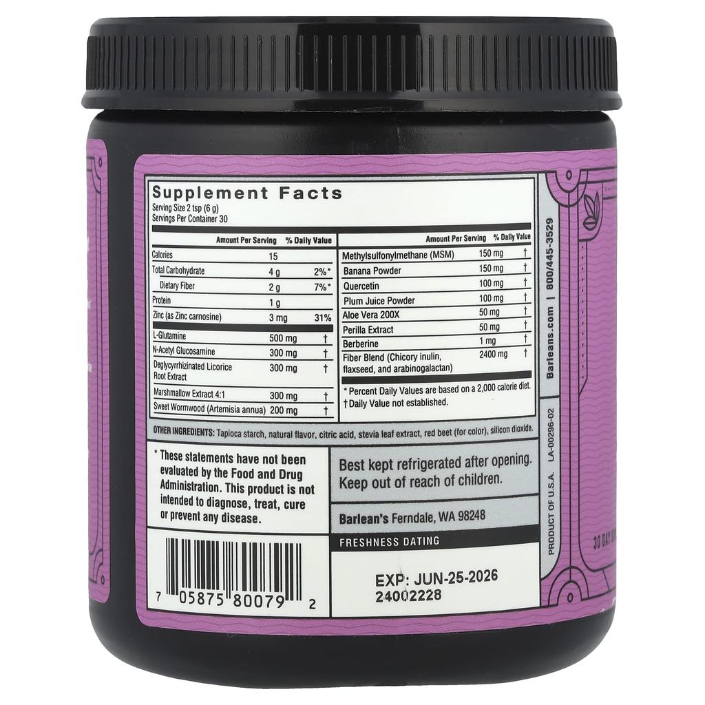 Barlean'S, Platinum Jang Improvement, Mixed Berry, 180G (6.35 Oz)