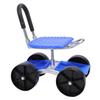 Carrello da Giardino Sedile da Lavoro Rotante Girevole a 360 Gradi Sedile da Lavoro Regolabile in Altezza per Giardinaggio, Piantagione, Scavo