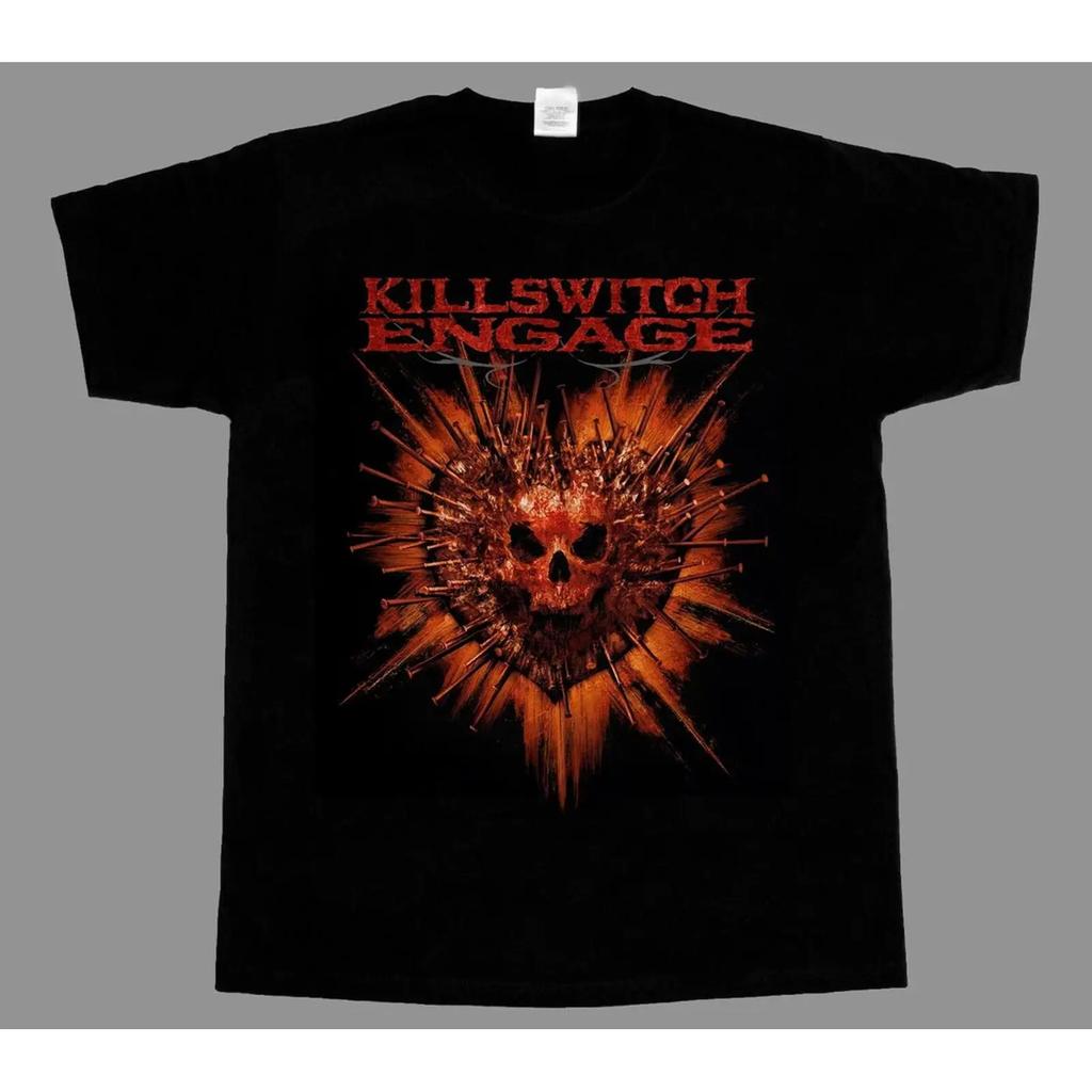T Shirt Killswitch Engage Band The End Of Heartache Taglia Intera S 5xl Vintage Versatile Stretched Graphic Streetwear