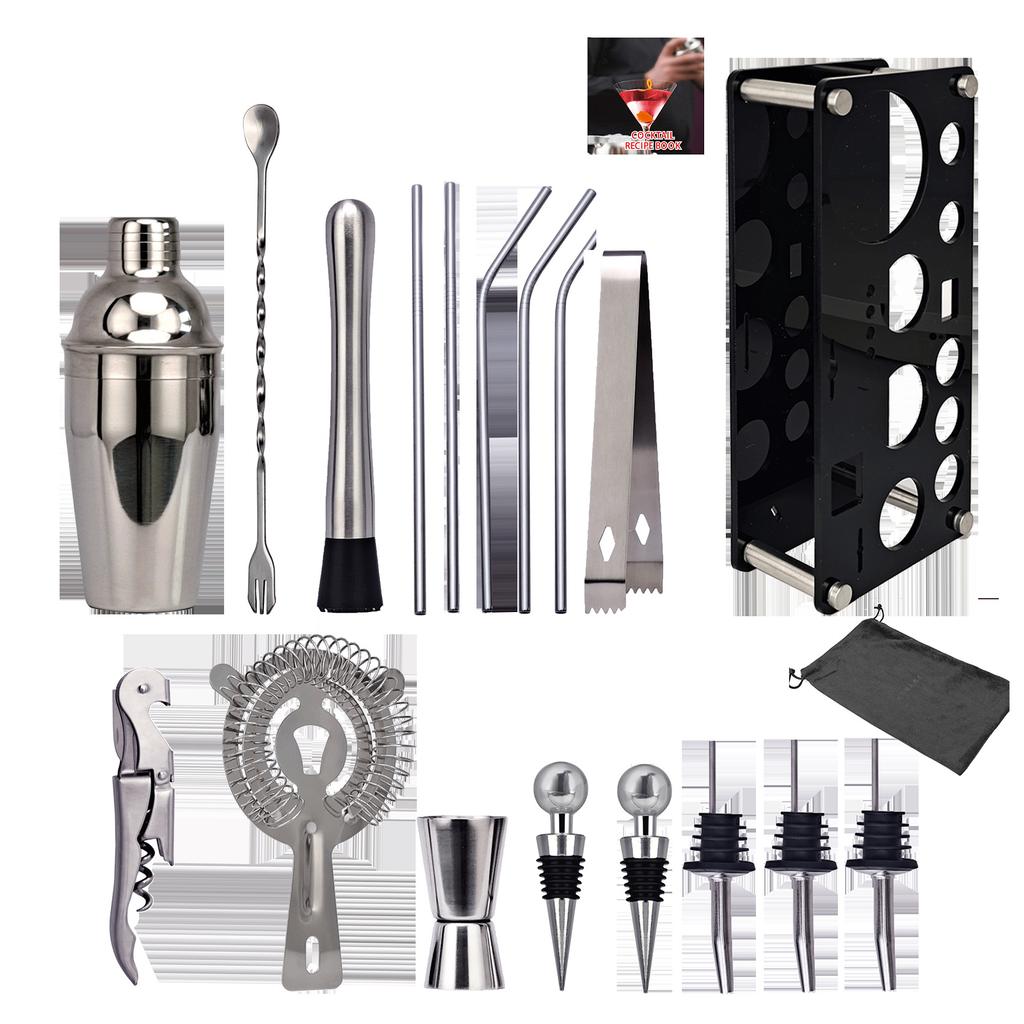 Stainless Steel Bartending Set Self-Learning Cocktail Shaker Shaker Shaker Shaker Tool Shaker Bar Shaker