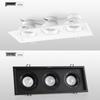 NVC LED COB Square Double-Head Grille Downlight