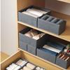 Składane Organizery do Szuflad Wielokomorowy Kosz do Przechowywania Bielizny Przechowywanie w Szafie