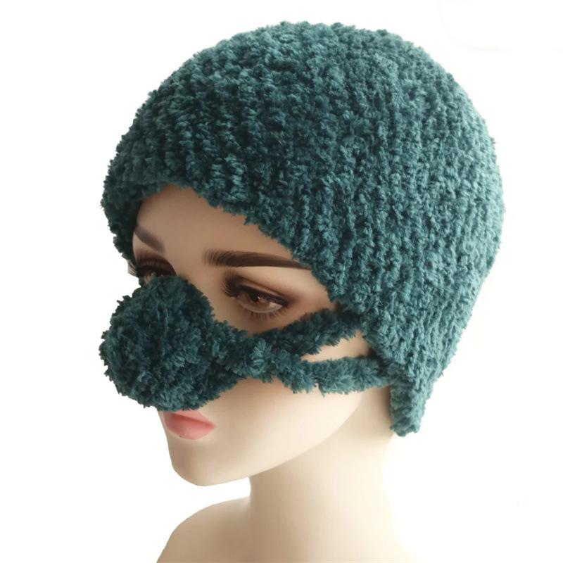 New Handmade Woven Nose Cover Warm Creative Gift Warm Windproof Loving Nose Mask