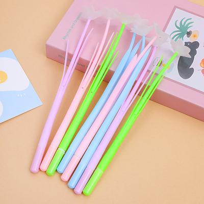4Pcs Flower Gel Pens Photochromic Cute Student Exam Writing Pen School Office Supply Black Ink Neutral Pen