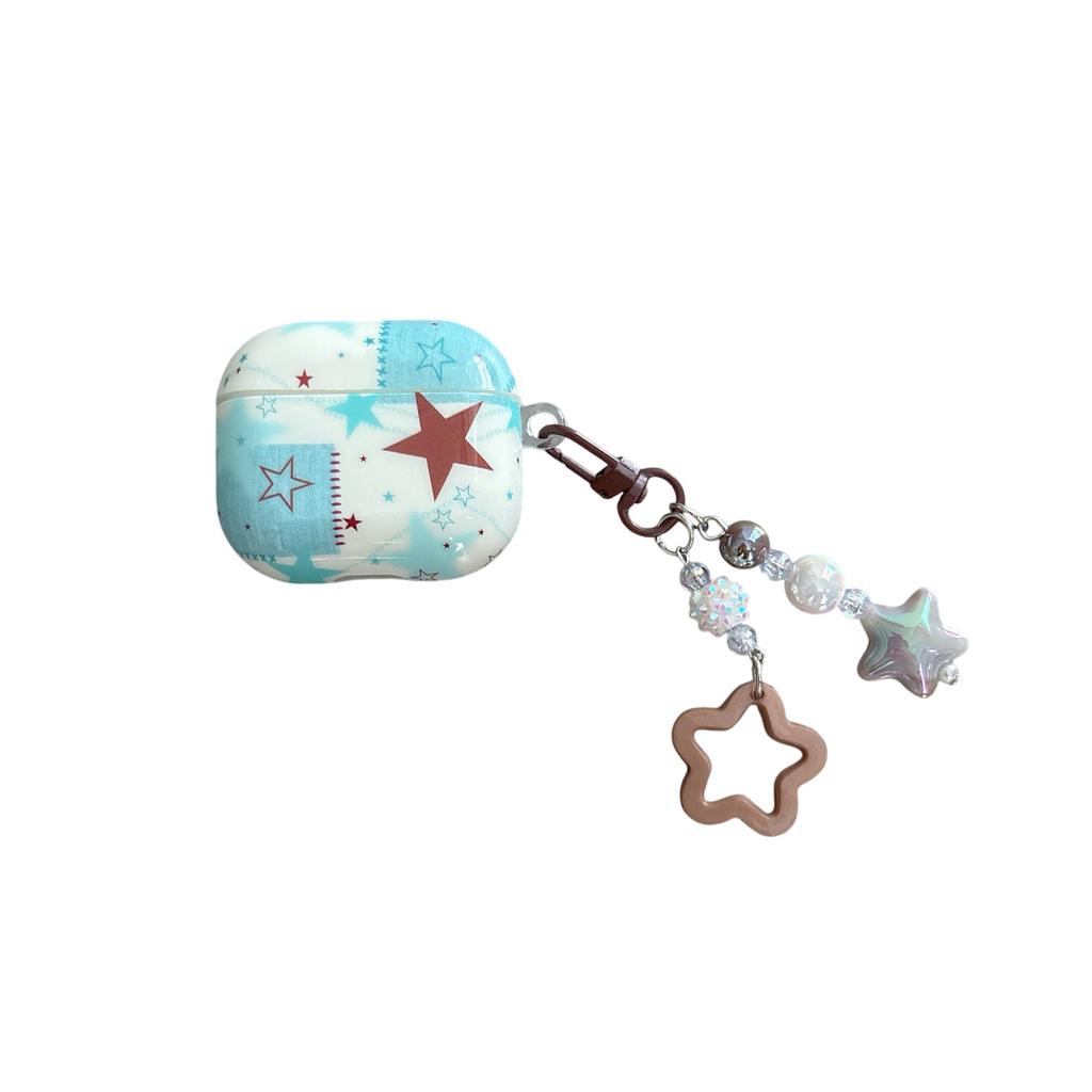 Korean Plaid Star for AirPods 1 /1 Protective Case Pro1 Wireless Bluetooth 1/1 Generation Earphone Case