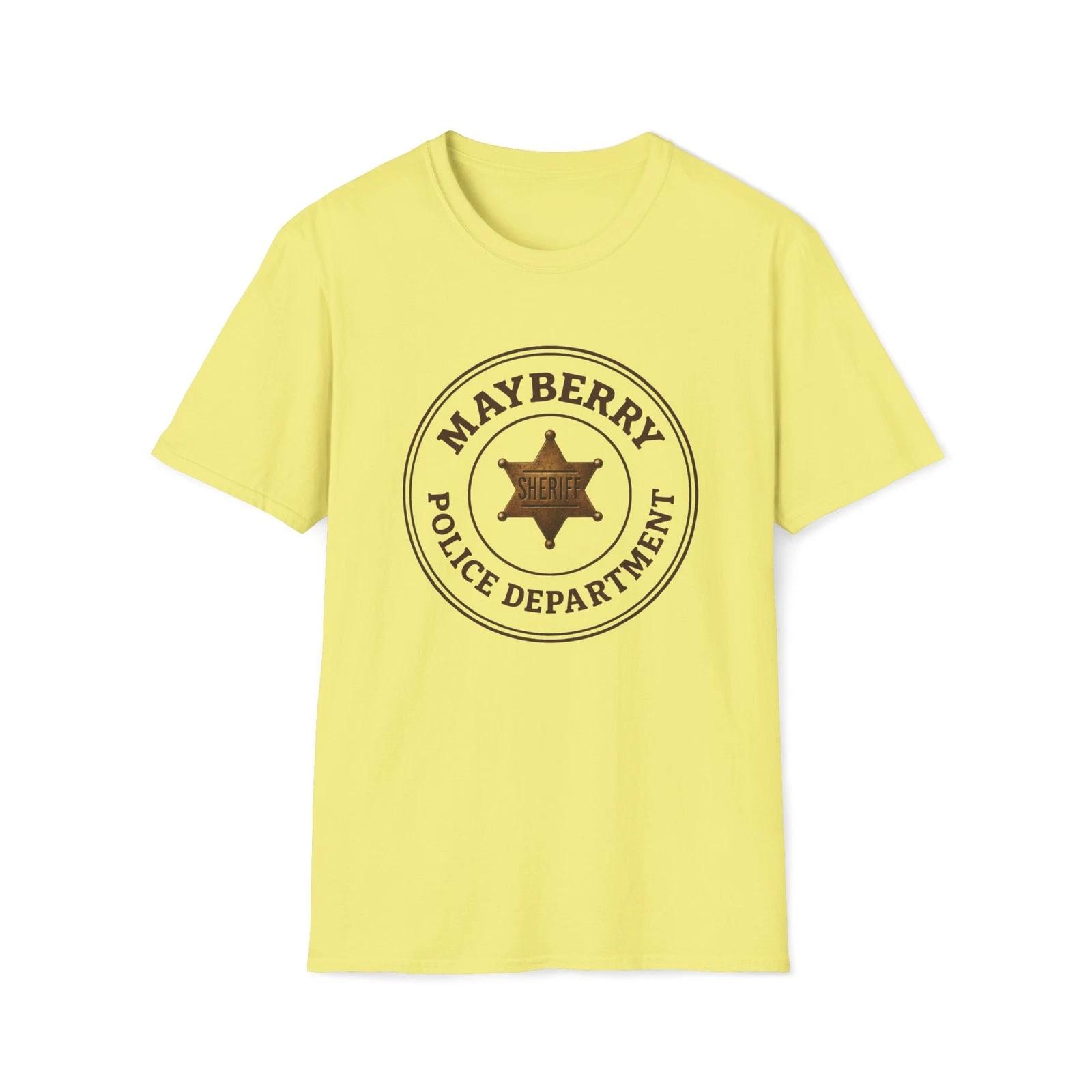 Mayberry Police Department T-Shirt | Andy Griffith Unisex Softstyle Tee S