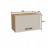 Kitchen Cabinet Upper Hood 60/36 Capri Oak Body Evoke Cashmere Front Ma