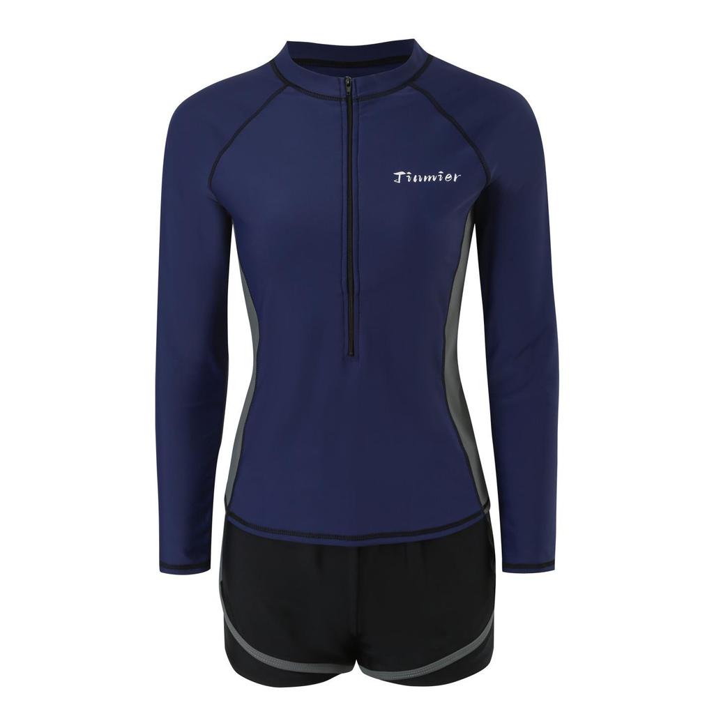 Couple's Quick-Dry Long Sleeve Wetsuit - Sun Protection for Snorkeling, Surfing, and Swimming