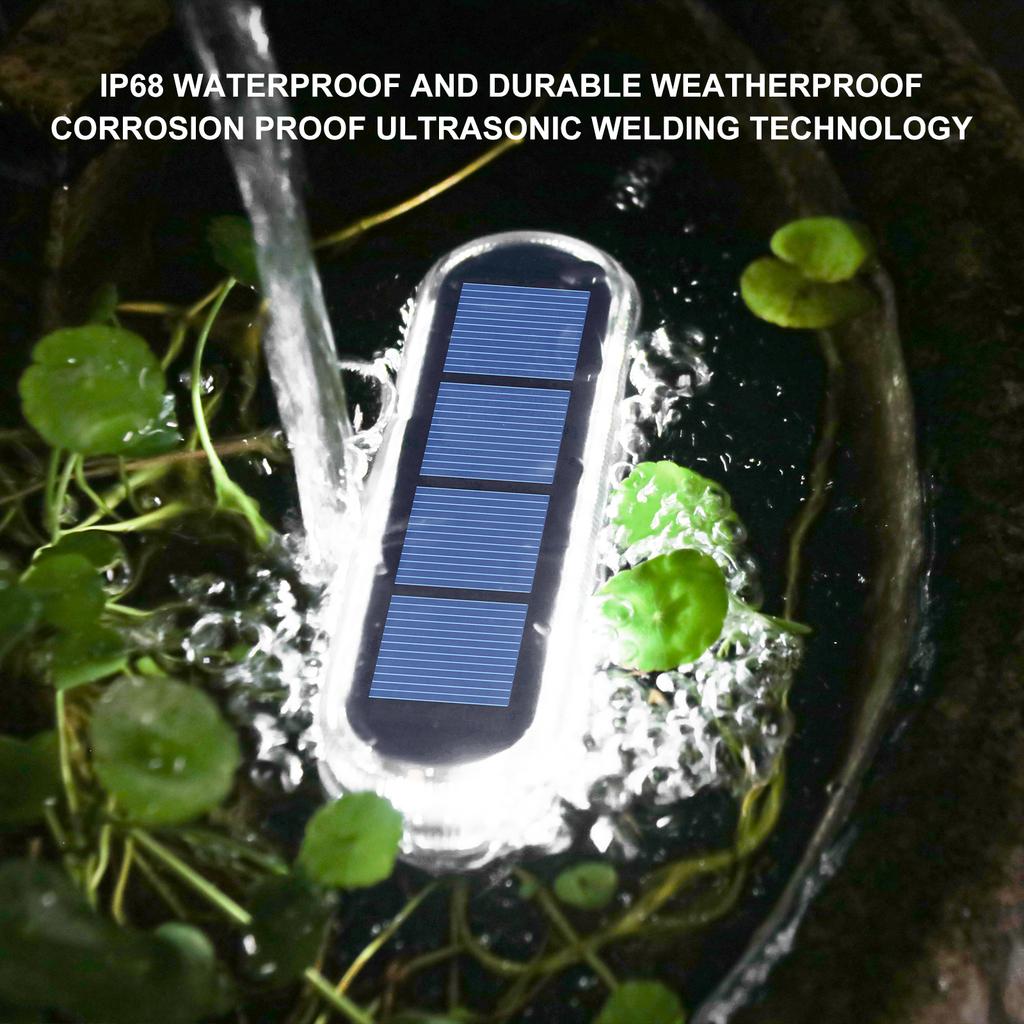 Best Selling Unique Solar LED Landscape Ground Lamp Waterproof IP68 Outdoor Fence Patio Dock Step Light Wireless Deck