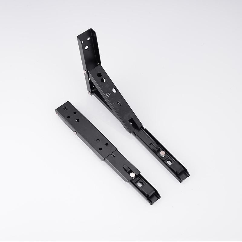 Punch-Free Triangle Wall-Mounted Stainless Steel Folding Bracket Shelf
