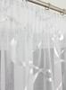 Ready-made curtain made of cheesecloth, sewn on a 300x250cm tape