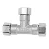 Pipe Fitting 3 Way Tee 304 Stainless Steel Hose Connector Pipeline Adapter G1/2 for Water Air