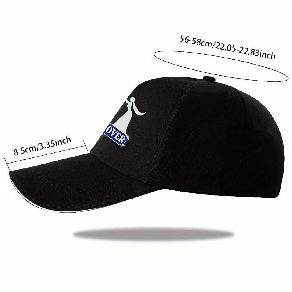 Game Over Dancing Couple Silhouette Baseball Cap Polyester Adjustable Casual Black Hat Unisex