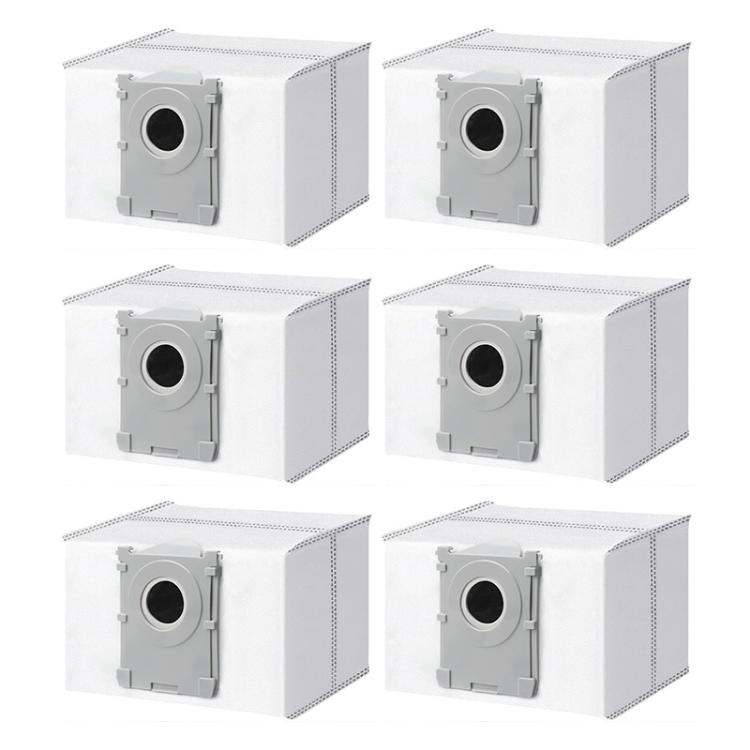 JUNSUNMAY 6pcs Dust Bags for Ecovacs Deebot X8 Pro Omni / T50 Pro Omni / T50 Max Pro Omni / T80 Omni / X9 Pro Omni