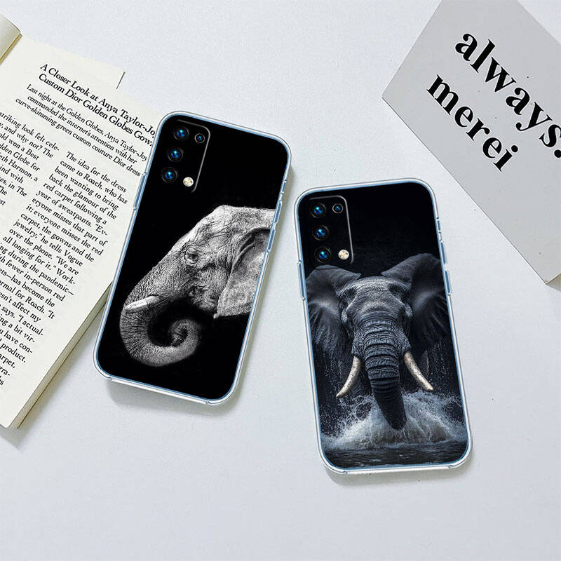 MH8 Animal Elephant Case for Motorola E7 G6 G7 G8 G9 Plus Power Play G10 G20 G04 E30 E40 E22 E20 E13 E15 G22 G23 G05 G75 G35 G55