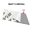 BMW M-Series ABS Mudguard Rear Trunk Badge Sticker Fit E82 E90 E91 E92 E93 F30 E61 E64 F04 F15 E72 E83 E84 F10 F20 G30 G20