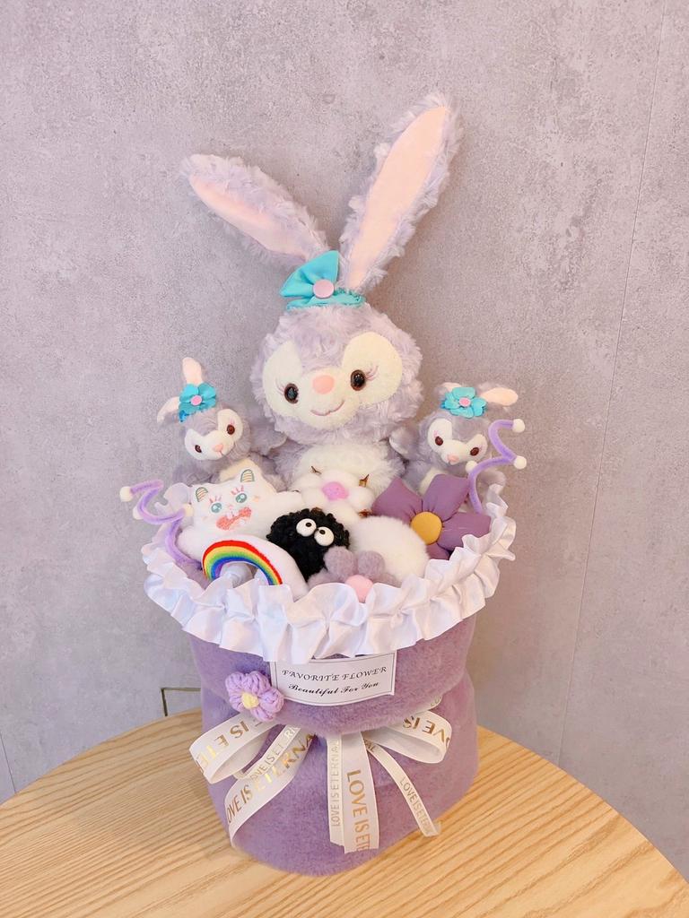 Star Cartoon Kirby Plush Toys Figure Flower Bouquet Creative Child Women Gift