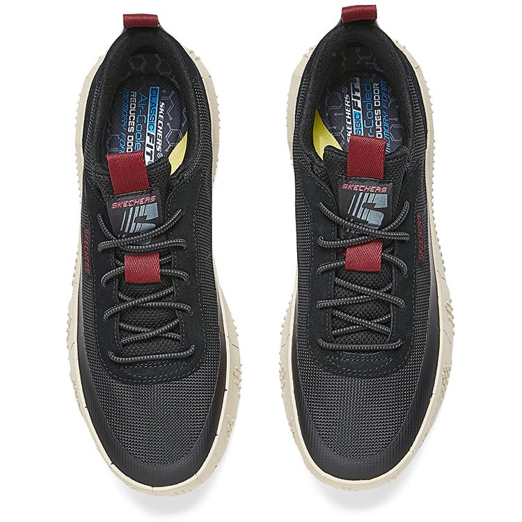 Skechers Revo - Kelce Moda Cómodos Zapatos Casuales de Caña Baja Zapatillas para Hombre Negro 210903-BLK