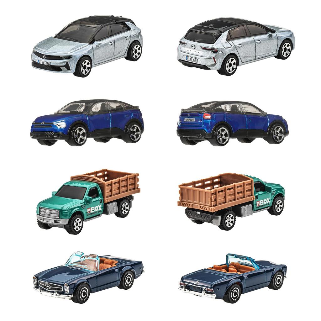 Assortimento Matchbox Auto Base 24 Veicoli in Miniatura delle Epoche - (Riquadro 24) - 3+ - Multicolore (30782-987G)