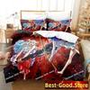 Ulti Anime Bedding Set Cartoon Anime Three-piece Set Adult Kid Bedroom Duvetcover Sets 3D Kawaii Girls Parure De Lit 2 Personnes
