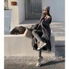 Long Cardigan Knitted Women Loose V-neck Autumn Winter Elegant Sweet Outerwear Maxi Y2k Sweater Coat Soft Jacket