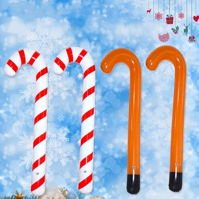 1pcs Christmas Inflatable Candy Canes Balloons
