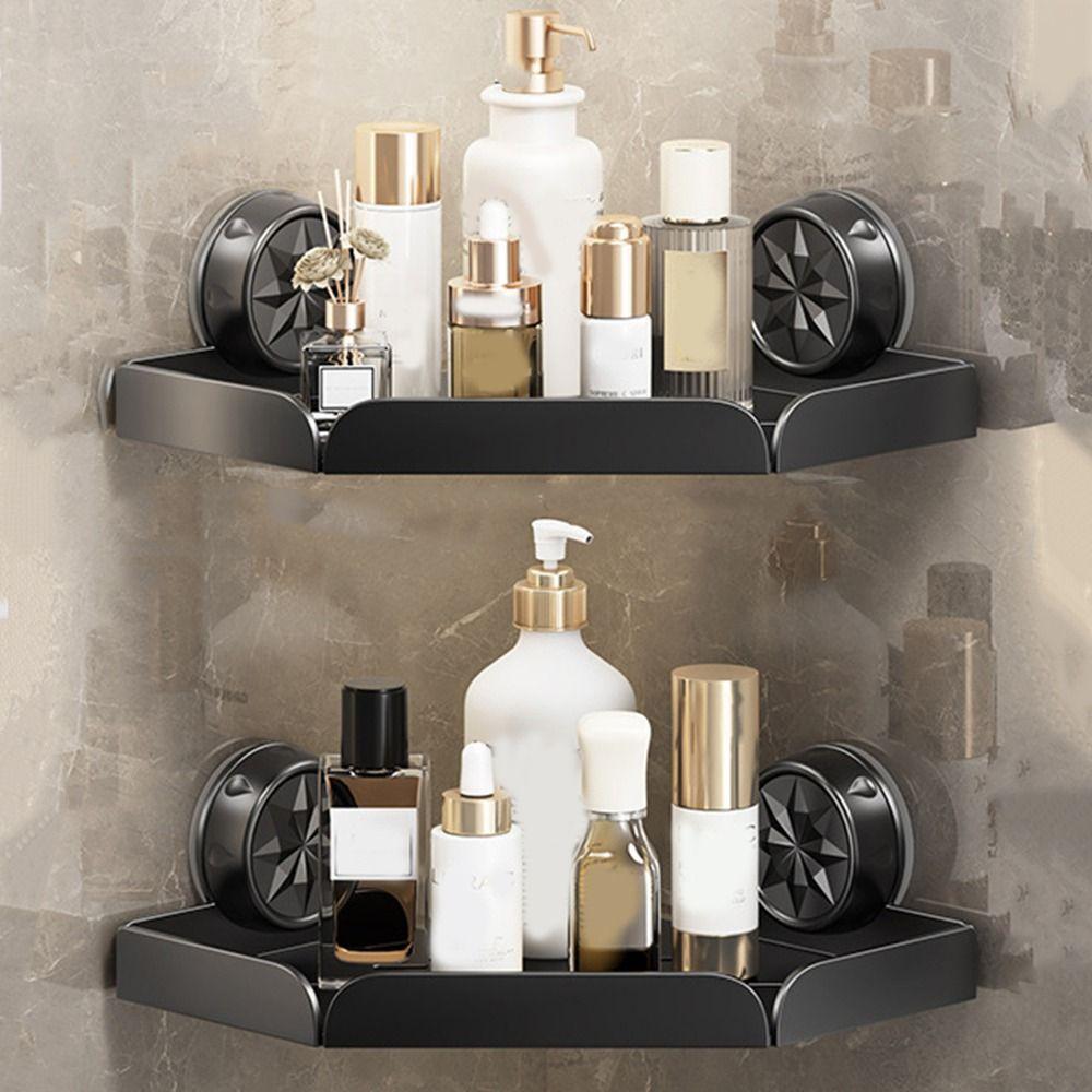 Moisture-proof Shower Suction Cup Rack Waterproof Shower Shampoo Rack  for Home