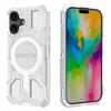 BIBERCAS J-16 Transparent Series For iPhone 16 Case Compatible with MagSafe TPU+PC Phone Cover