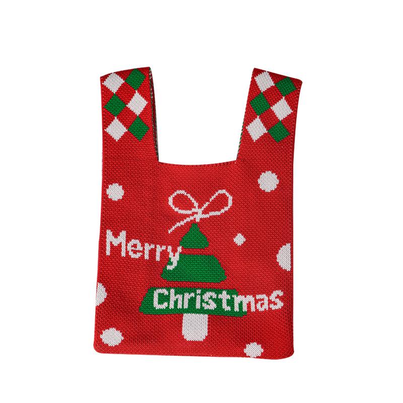 Christmas Eve Apple & Candy Gift Bag for Kids - Creative Festive Packaging