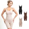 New-style Jumpsuit; Plus-size Seamless Body-shaping Bodysuit; Women’s Figure-hugging Bodysuit with Straight Legs and Straps