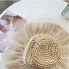 Temperament Lace, Large Brim, Showcasing Face, Small Straw Hat, Female Summer Vacation Beach Sun Protection Hat