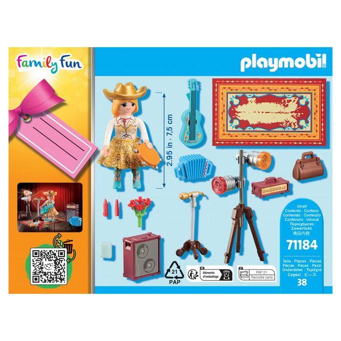 Jouet - PLAYMOBIL - Family Fun Chanteuse De Country - Blanc - A Partir De 4 Ans - Marionnette À Main