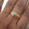Cao Shi Opal Multi-Circle Retro Ethnic Ring