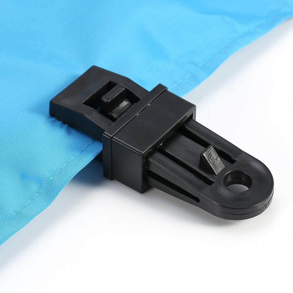 6pcs High Strength Plastic Tent Clamp Clips Heavy Duty Locking Tarp Clips For Outdoor Camping
