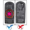 4 Buttons Replacement Key Fob Cover Case fit for Mazda Mazda 3 6 8 Miata MX-5 CX-3 CX-5 CX-7 CX-9 Keyless Entry Key Fob Shell