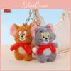 And Tom Jerry Cartoon Animal Plush Toy Keychain Doll Pendant Children Gift