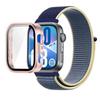 Pasek Nylonowy+Etui PC do Huawei Watch Fit 3/4/4 Pro Chroniące przed Upadkiem+Wygodna Oddychająca Opaska na Nadgarstek Correa