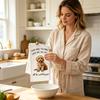 2Pcs Dish Towel Cartoon Dog Bear Pattern Super Water Absorbent Reusable Kitchen Towels Machine Washable Household Cleaning Rags