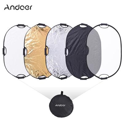 90*60CM Photography 5-IN-1 Handheld Light Mulit Collapsible Photo Reflector